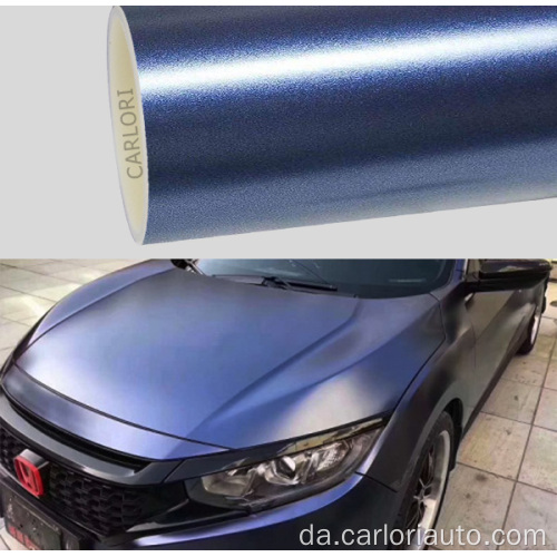 satin metallisk midnat blå wrap vinyl